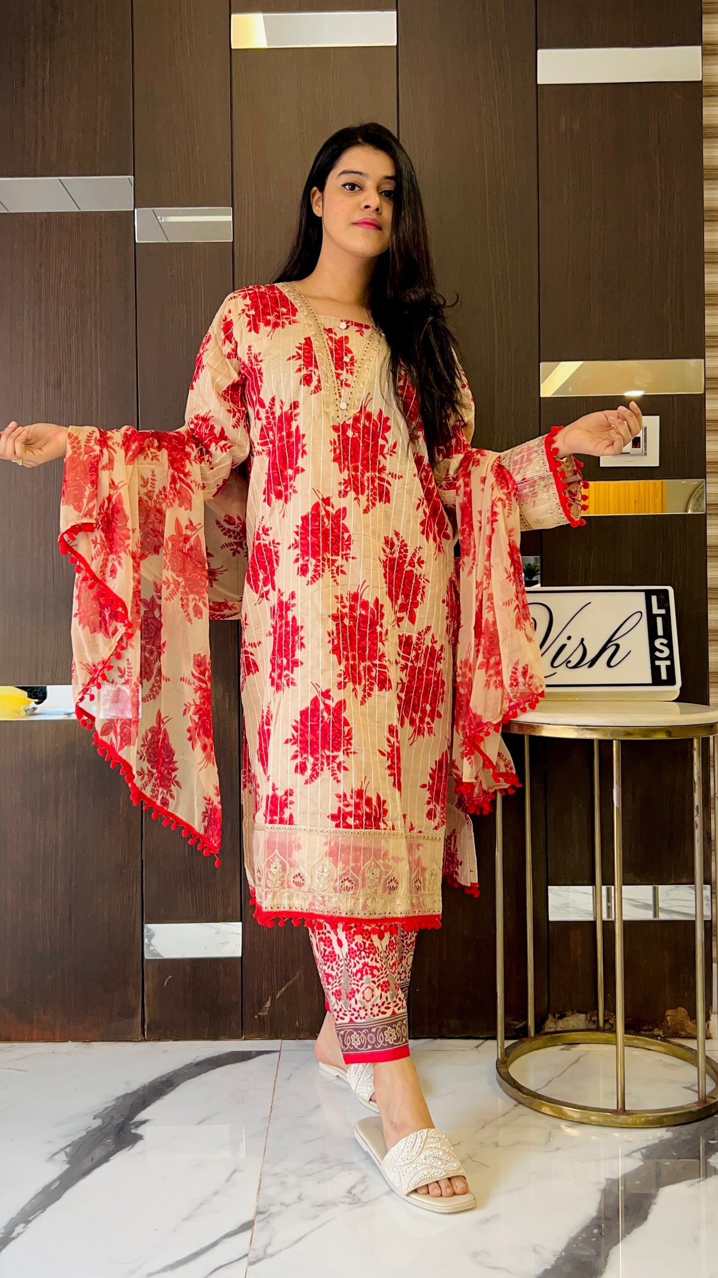 Sharjeena Pakistani Lawn Set 02