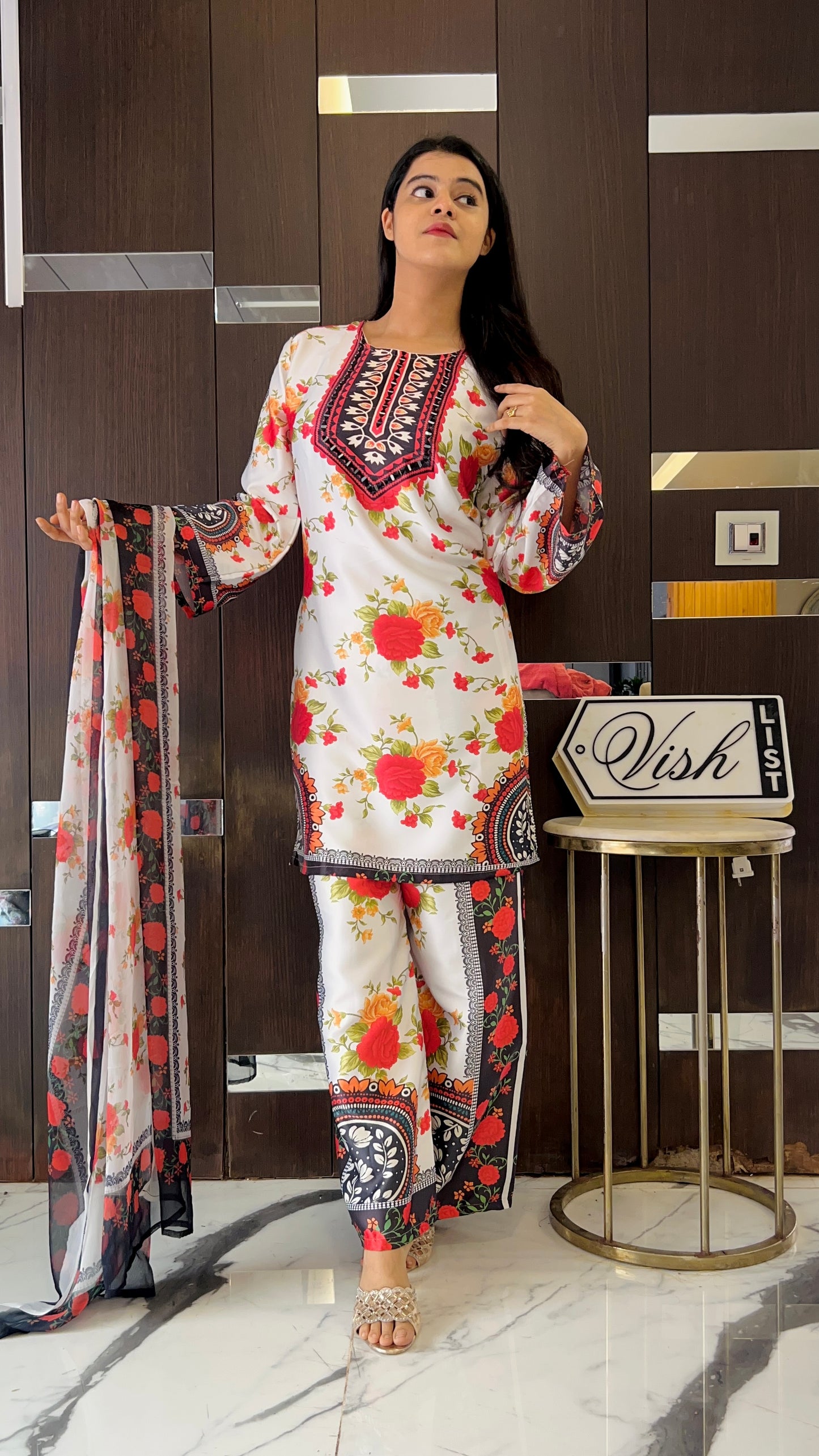 Ghazala Handwork Pakistani Co-ord Set 05