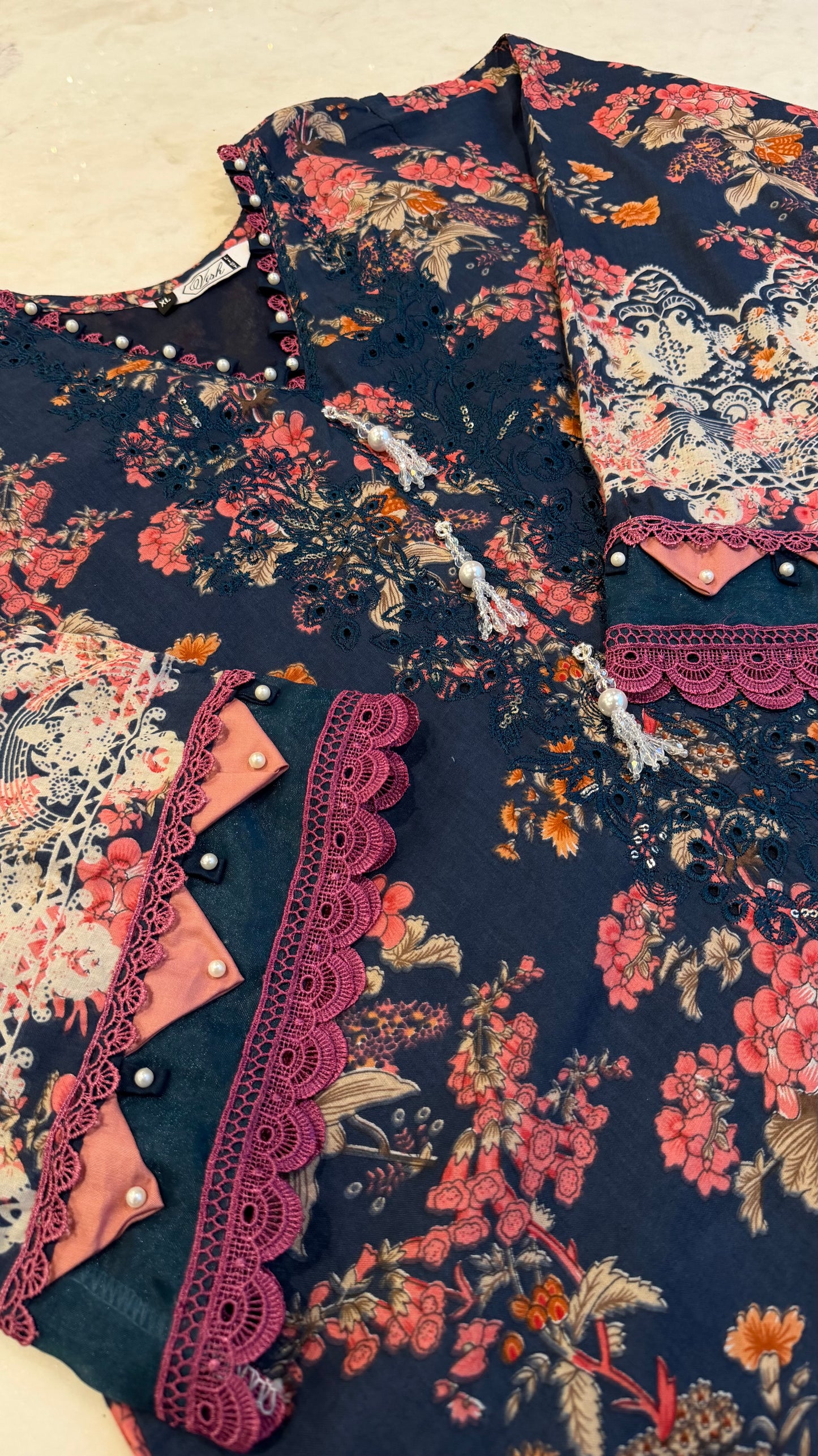 Shamah Pakistani Lawn Set 08