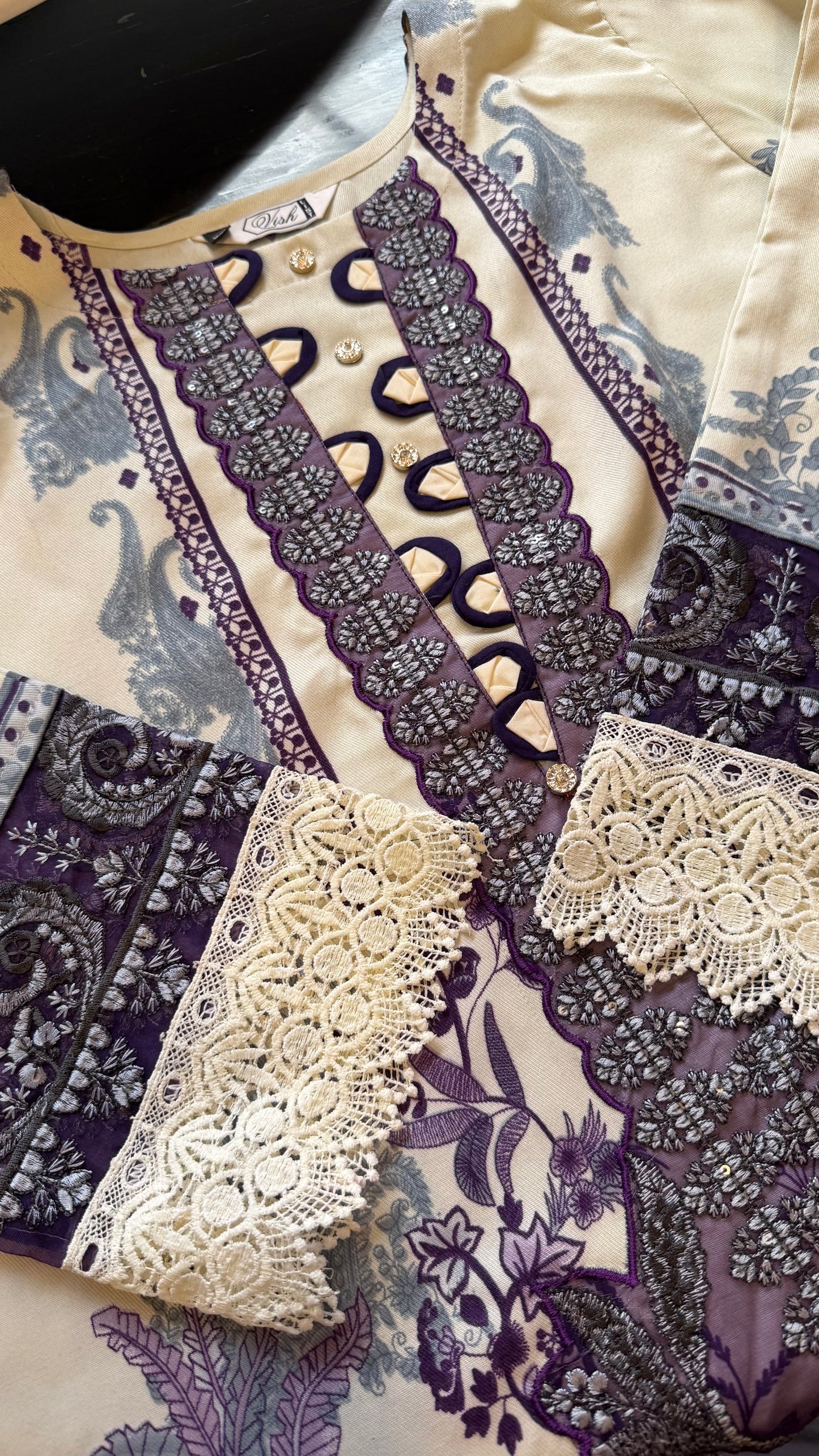 Pashmina Pakistani Farshi Salwar Suit 05