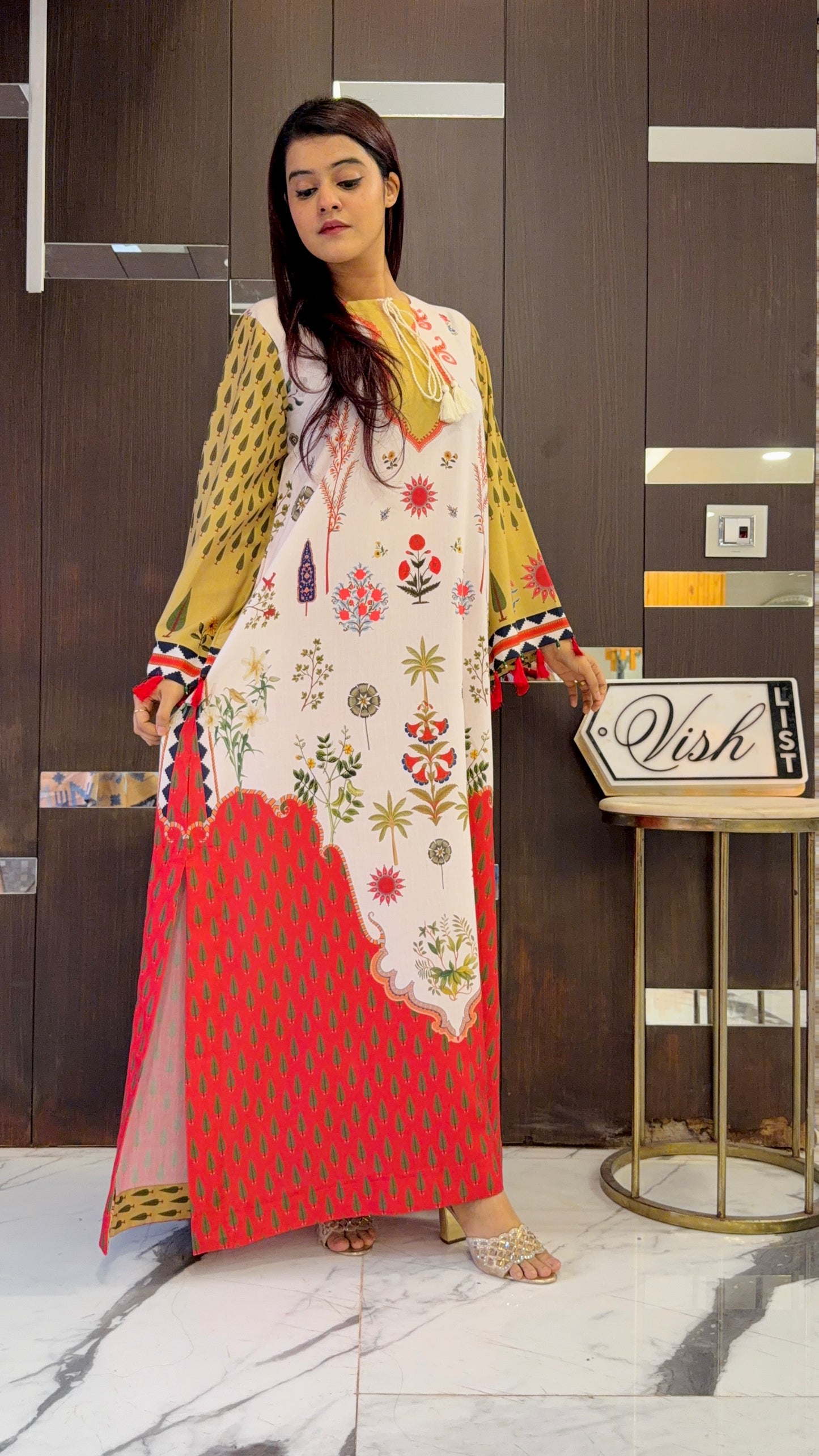 Samaya Pakistani Kaftan Co-ord Set 02