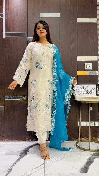Nayab Pakistani Semi-Formal Set 03