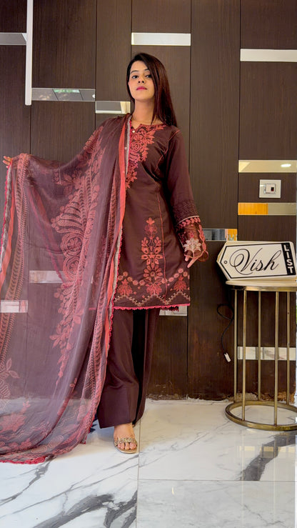 Shafa Pakistani Farshi Salwar Set 03