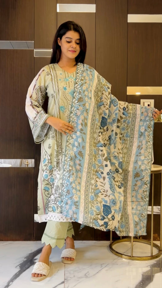 Pakistani Lawn Set LS 64