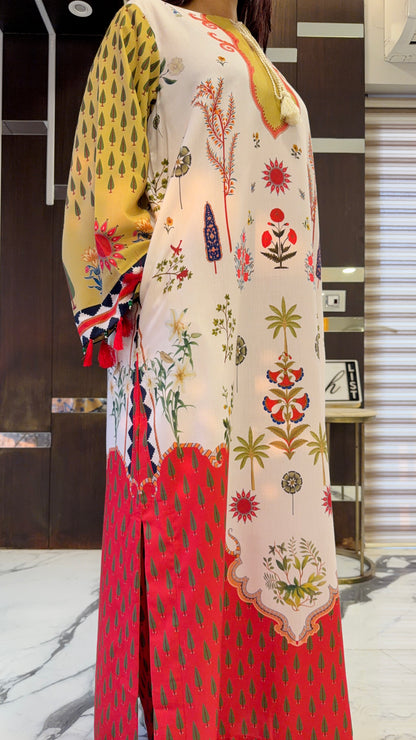 Samaya Pakistani Kaftan Co-ord Set 02