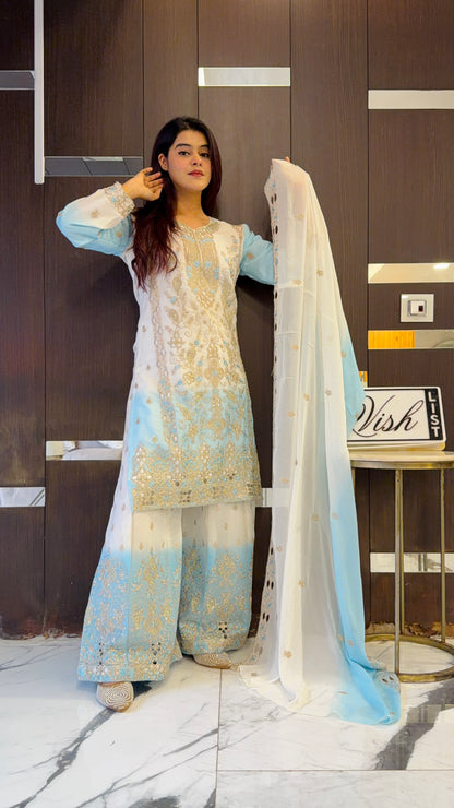 Nazneen Pakistani Sharara Set 01