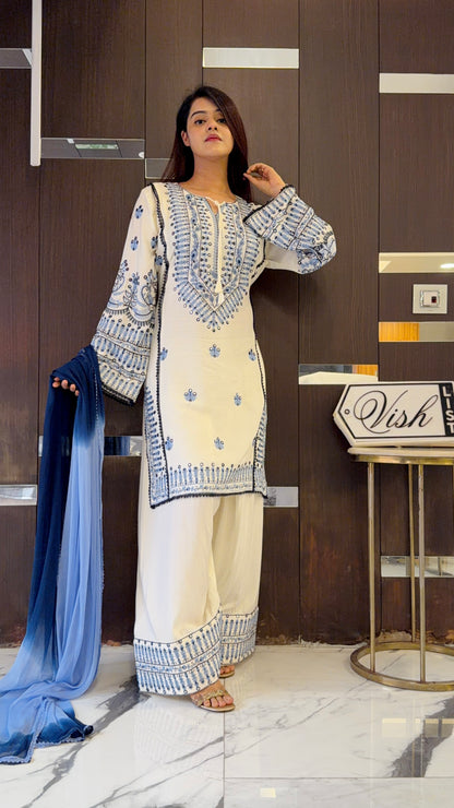 Jugnu Pakistani Farshi Salwar Set 04