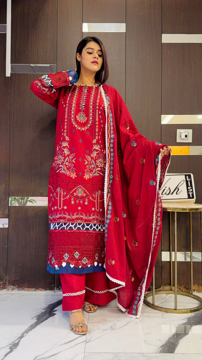 Yalina Pakistani Luxe Lawn Set 02