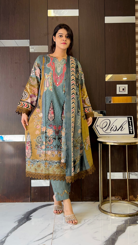 Suhani Pakistani Lawn Set LS 03