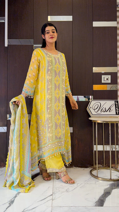 Nayab Pakistani Semi-Formal Set 09