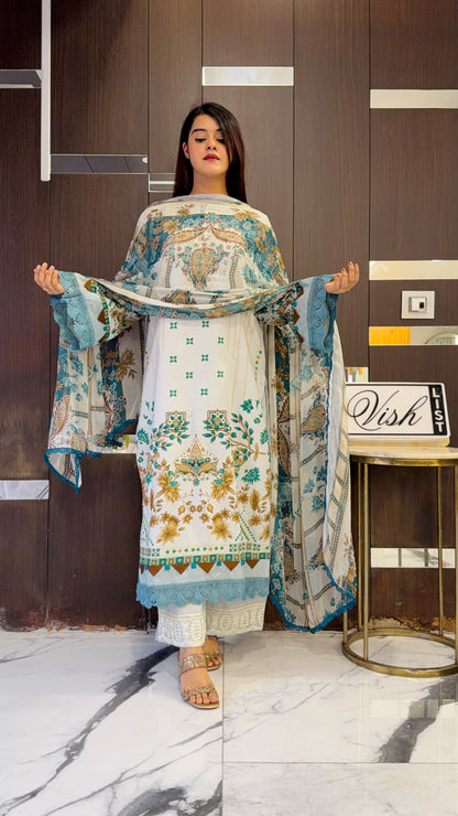 Bilkis Pakistani Lawn Set 04