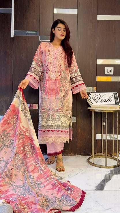 Shamah Pakistani Lawn Set 04