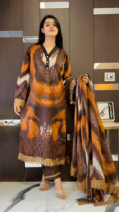 Nida Pakistani Lawn Set 26