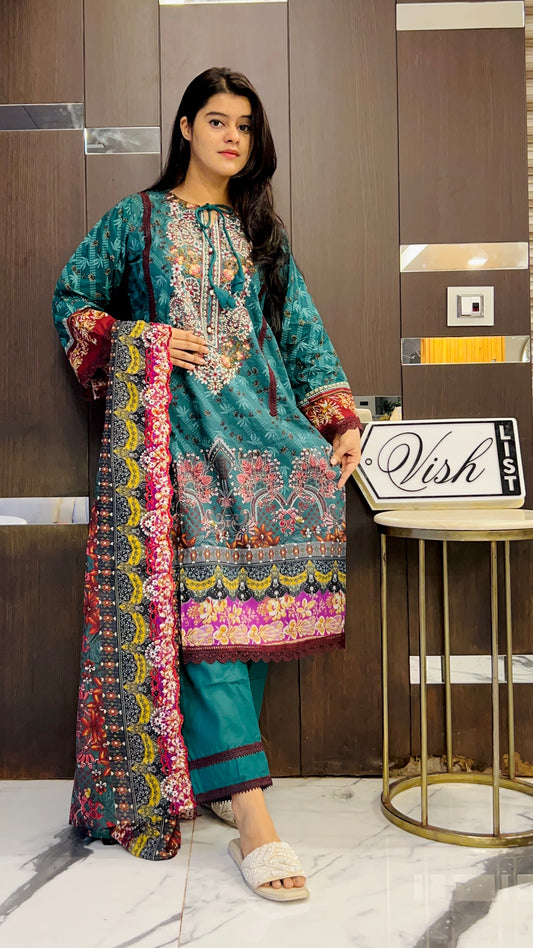 Noor-e-Ramadan Pakistani Lawn Set 11