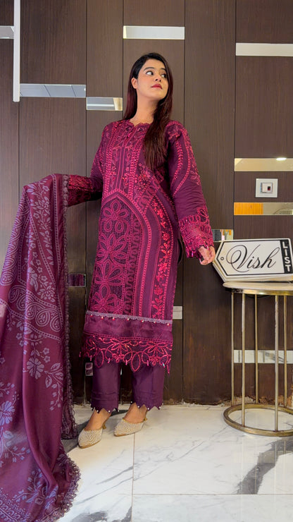 Izmir Pakistani Luxe Lawn Set 07