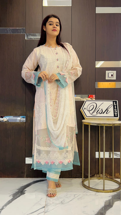 Hafza Pakistan Luxe Lawn Set 04