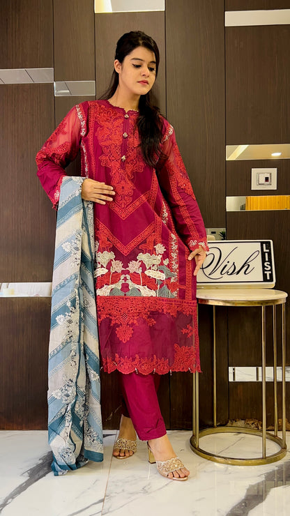 Fariha Pakistani Chikankari Set 08