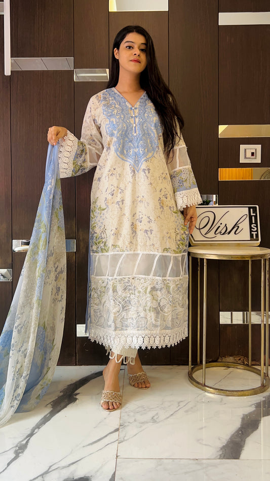 Laiba Pakistani Lawn Set 15