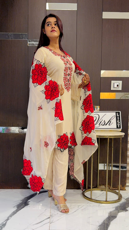 Zia Pakistani Formal Set 02 (Beige)