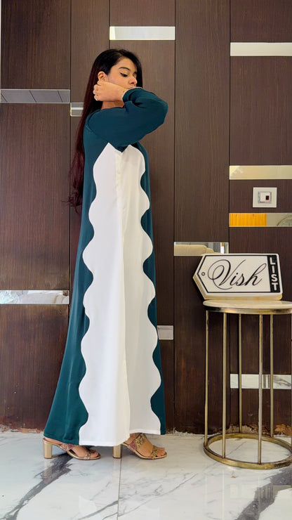 Sophia Solid Kaftan Suit 05