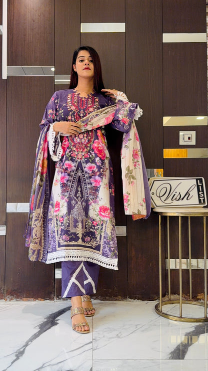 Raunak-e-Ramadan Pakistani Lawn Set 04