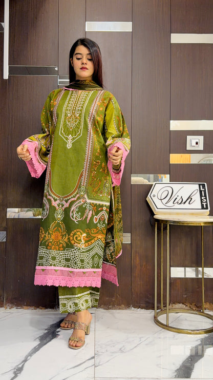 Bilkis Pakistani Lawn Set 01