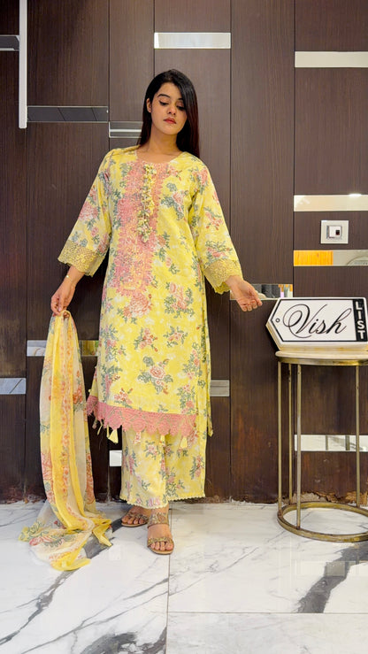 Raha Pakistani Lawn Set 06