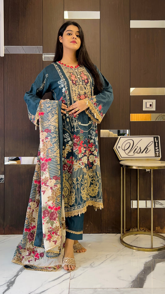 Lubna Pakistani Lawn Set 05