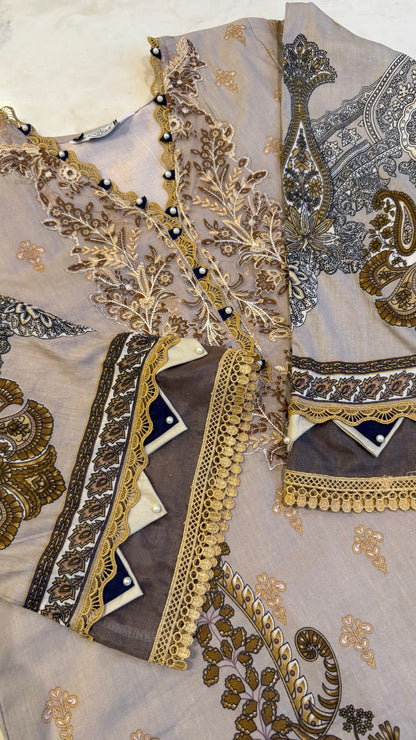 Shamah Pakistani Lawn Set 06