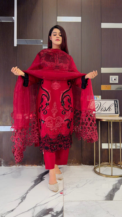 Kifara Pakistani Luxe Lawn Set 07