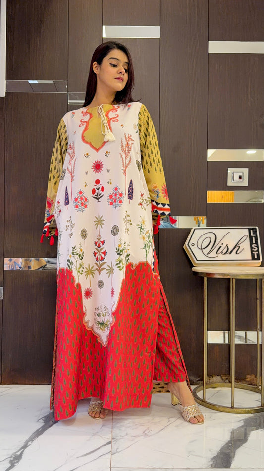 Samaya Pakistani Kaftan Co-ord Set 02