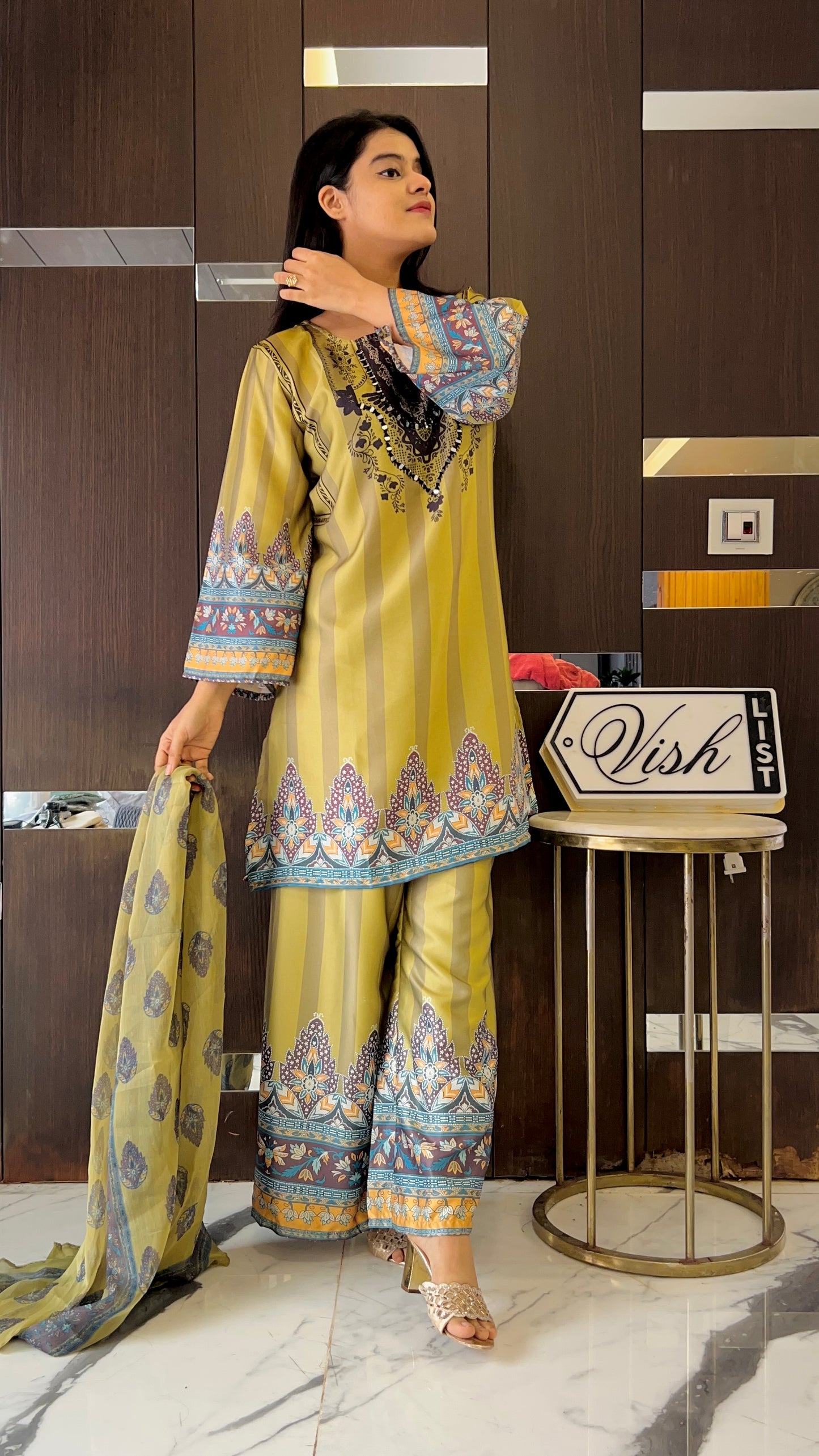 Ghazala Handwork Pakistani Co-ord Set 06