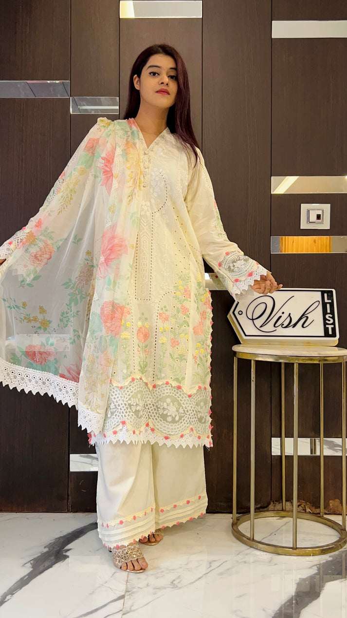 Api Hafza Hafza Pakistan Luxe Lawn Set 07 – Vishlist