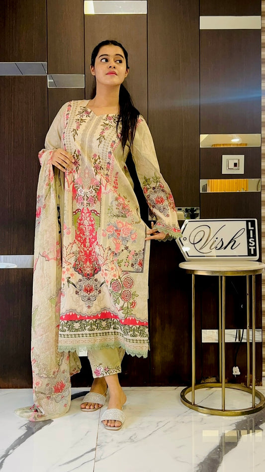 Pakistani Lawn Set LS 47