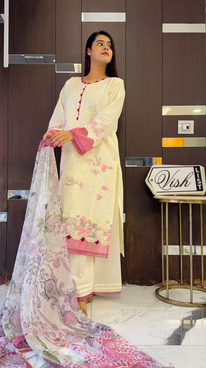 Dananeer Pakistani Luxe Lawn Set 05