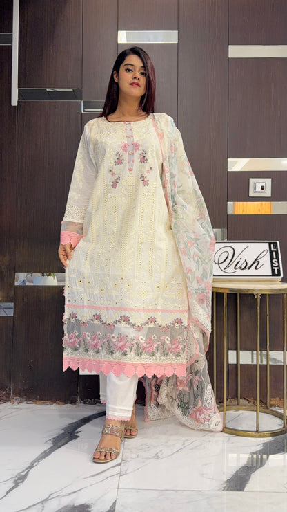 Anah Pakistani Lawn Set 08