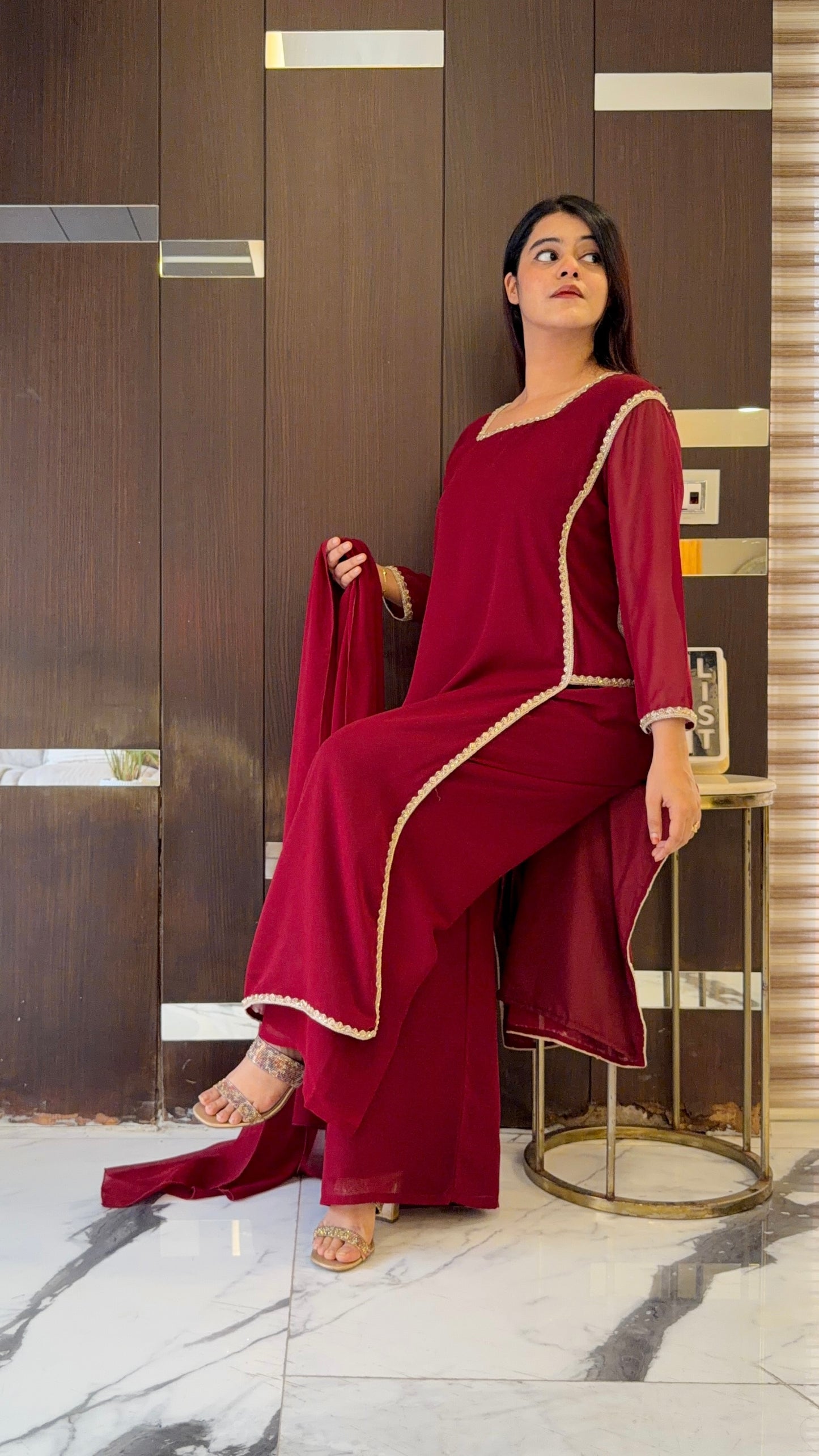 Sophia Solid Pakistani Suit 10
