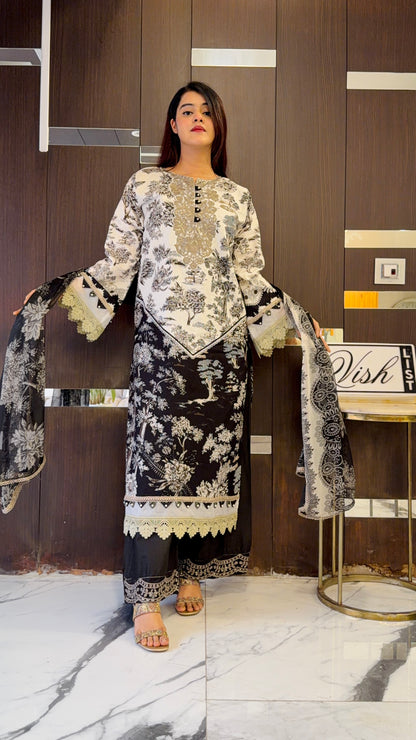 Bilkis Pakistani Lawn Set 05