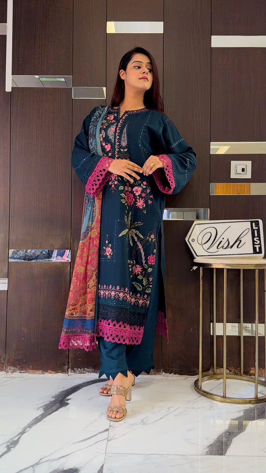 Jazmin Pakistani Luxe Lawn Set 08