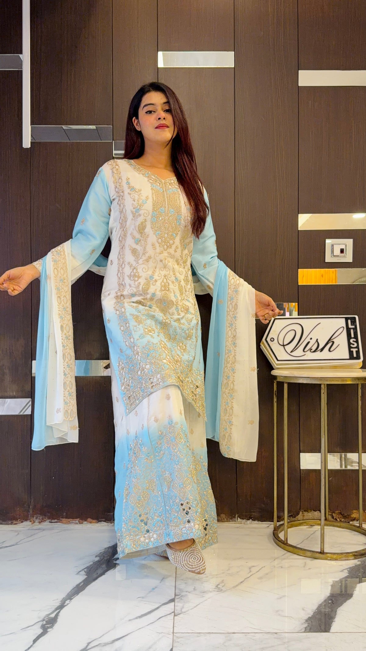 Nazneen Pakistani Sharara Set 01
