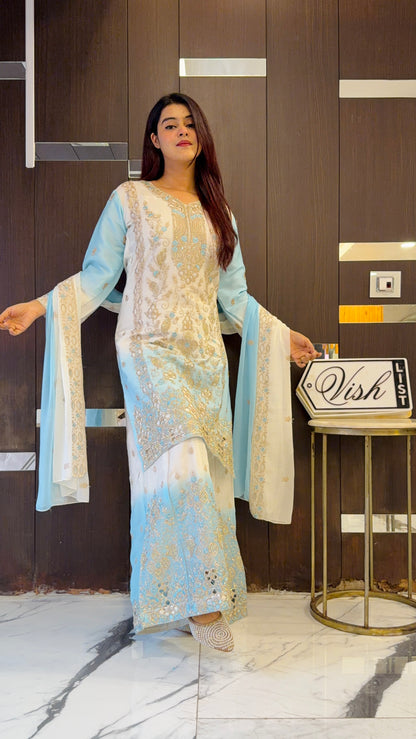 Nazneen Pakistani Sharara Set 01