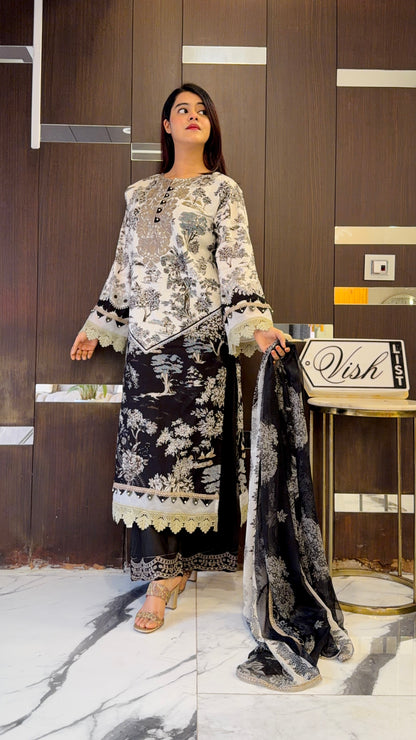 Bilkis Pakistani Lawn Set 05