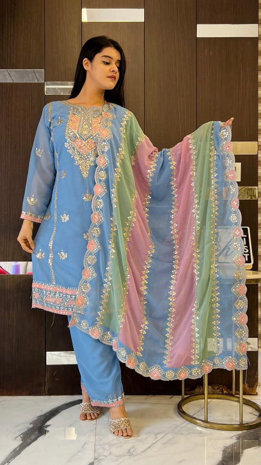 Nazm Pakistani Formal Set 12