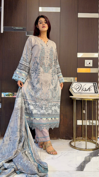 Shamah Pakistani Lawn Set 05