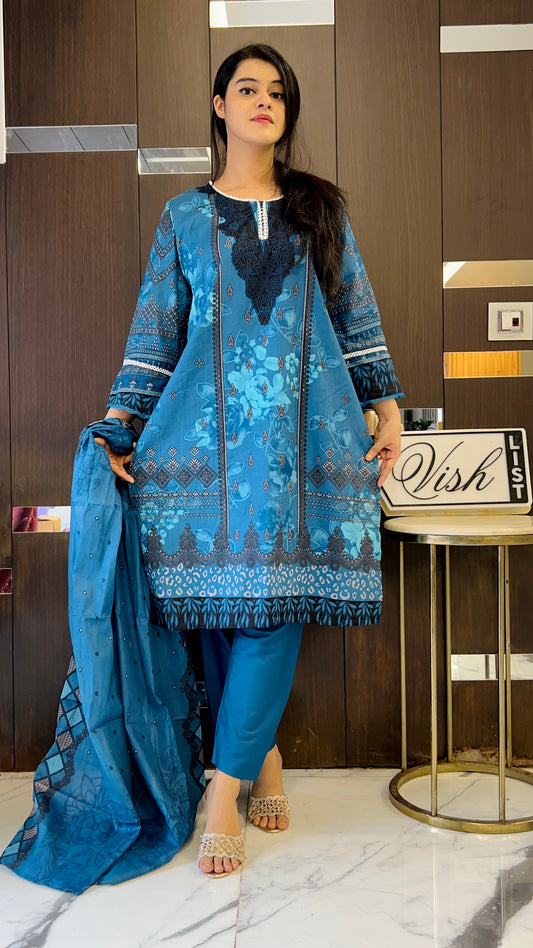 Nida Pakistani Lawn Set 08