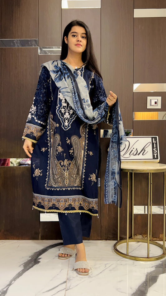 Nida Pakistani Lawn Set 06