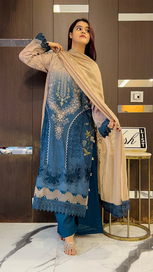 Hafza Pakistan Luxe Lawn Set 03