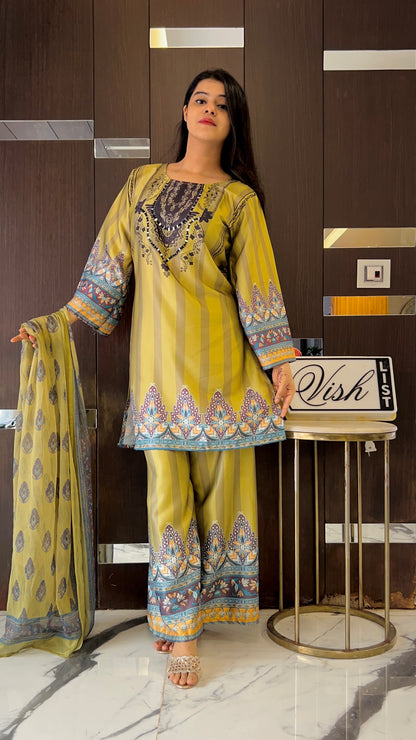 Ghazala Handwork Pakistani Co-ord Set 06