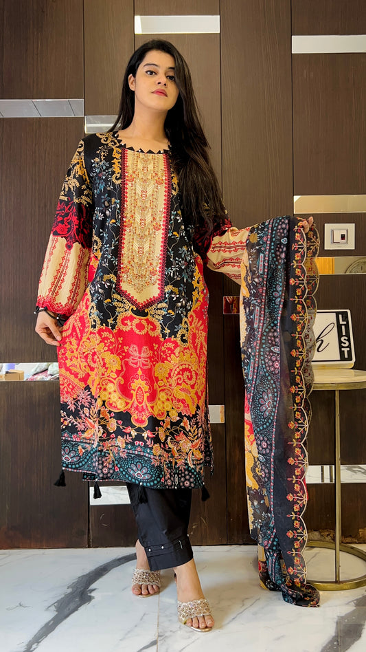 Nida Pakistani Lawn Set 22