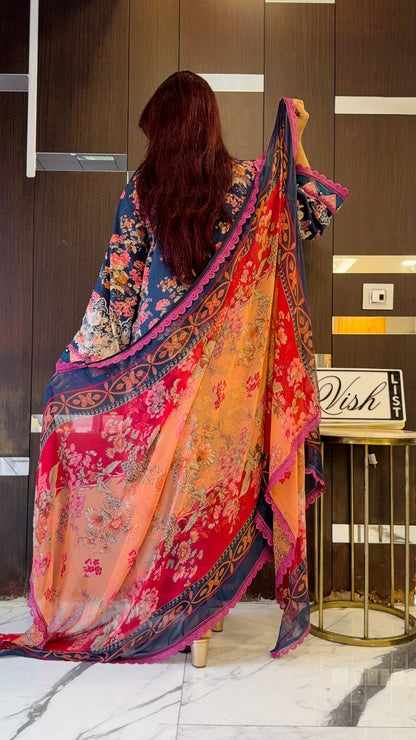 Shamah Pakistani Lawn Set 08